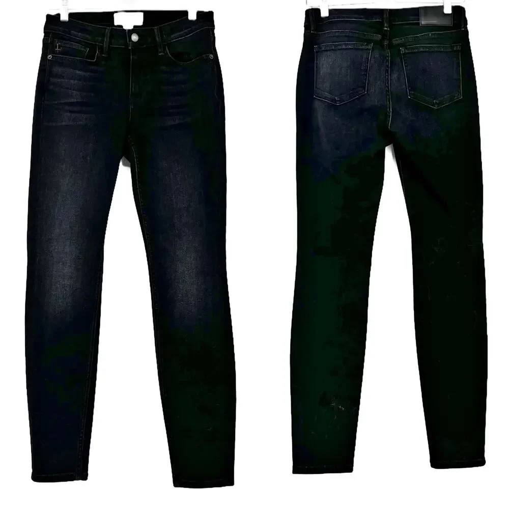 L148 Denim Lafayette 148 Mercer Skinny Jeans Washed Onyx size 26